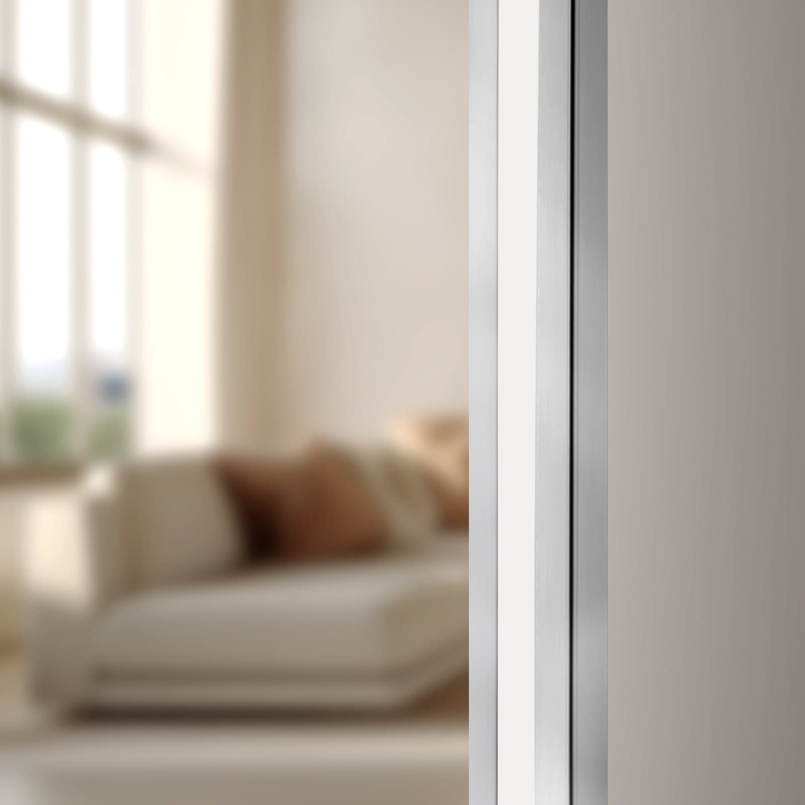 Chránič rohov stien z hliníkovej zliatiny 50x50x1217 mm, balenie 12 kusov s páskou 3M