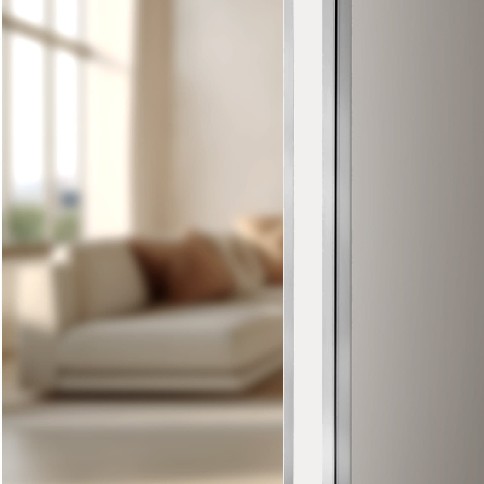 Chránič rohov steny z nehrdzavejúcej ocele 25x25x1217 mm, 10 kusov, s páskou 3M