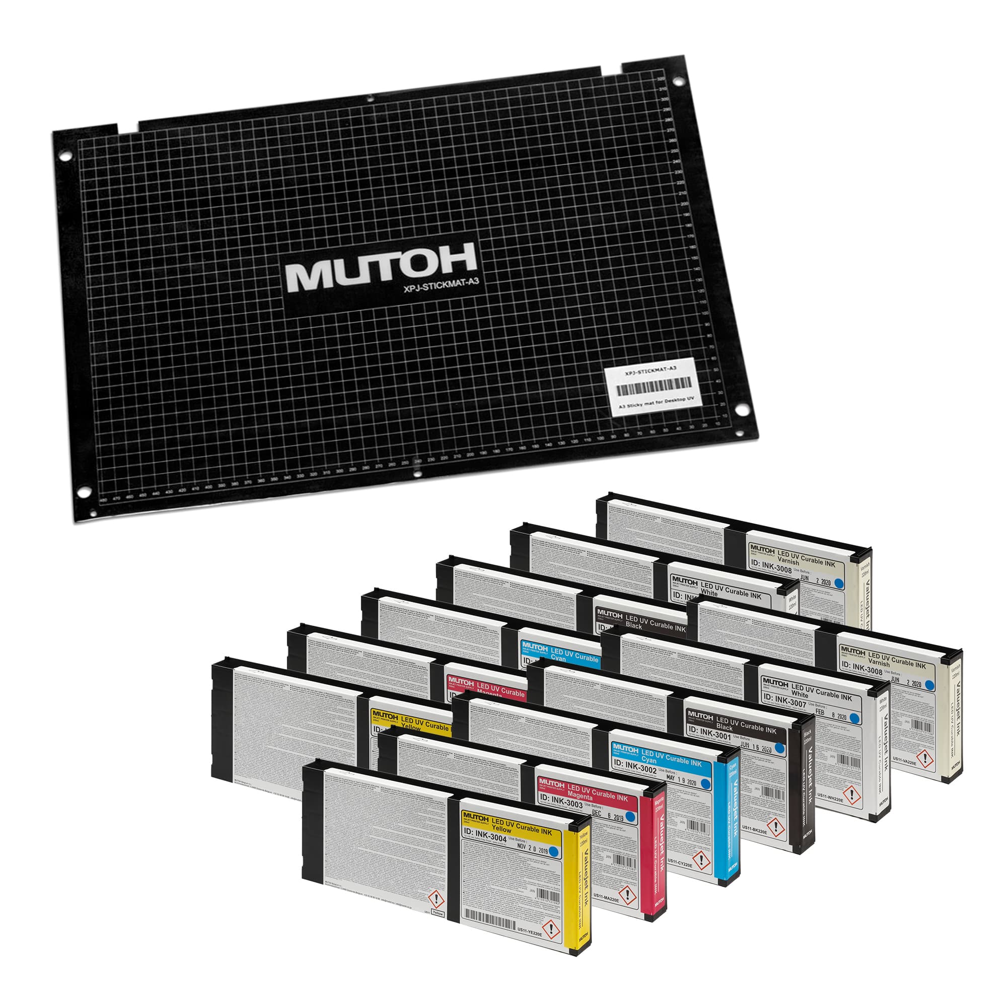 Štartovací balíček DTO, FLEX, (vrátane XJP-STICKMAT-A3, 12 x Tinte FLEX)