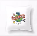 Vankúš Život Soccer Mom káva, auto, stopky, kopačky