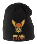 Detská zimná čiapka Roztomilá čivava Tiny Dog Big Ears pre milovníkov štýlu