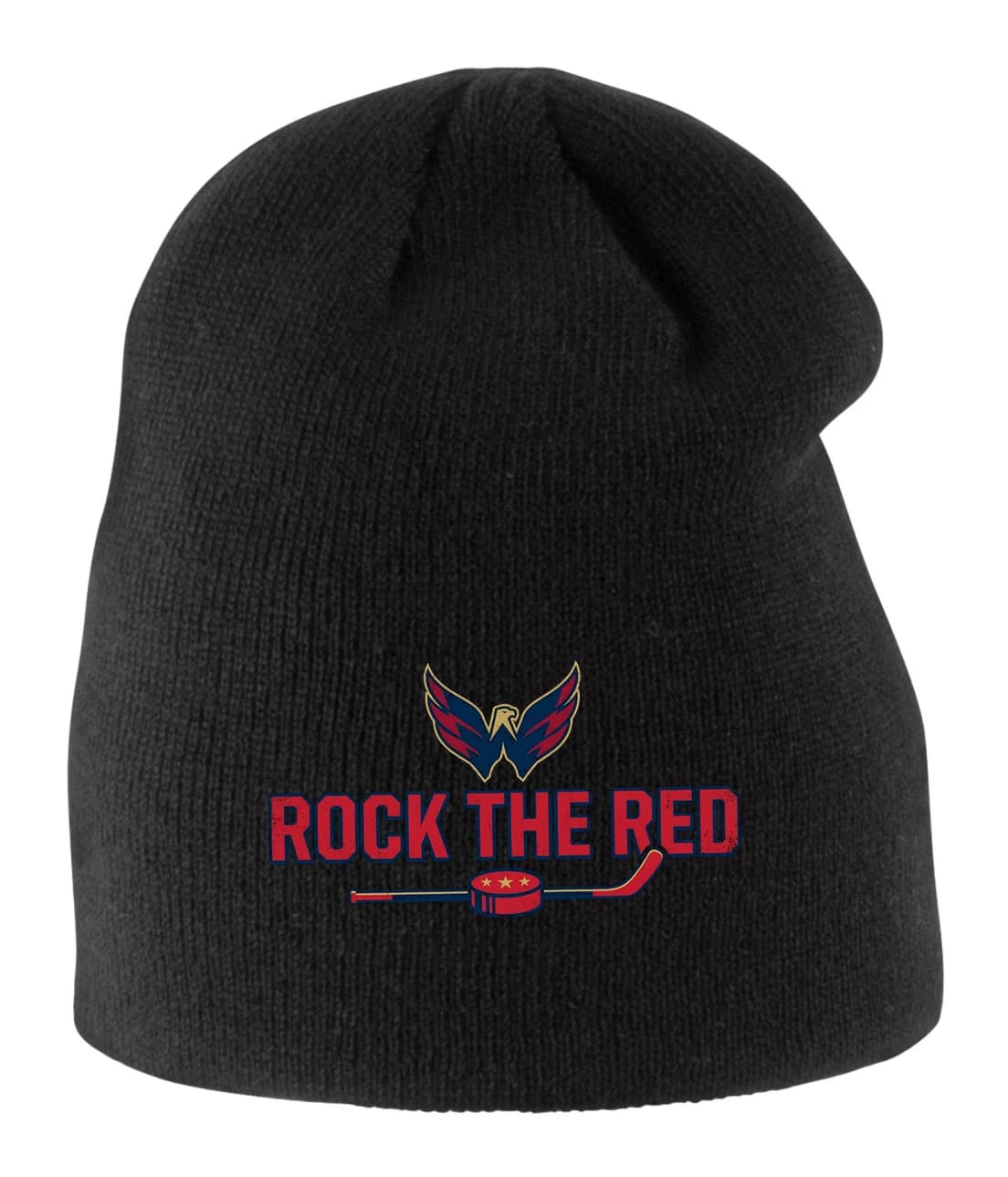 Detská zimná čiapka Červené krídla a puk Rock The Red na ľade
