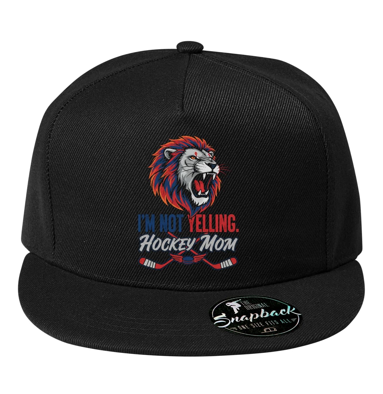 Šiltovka snapback Leví rev Hockey Mom Hrdé fandenie na ľade