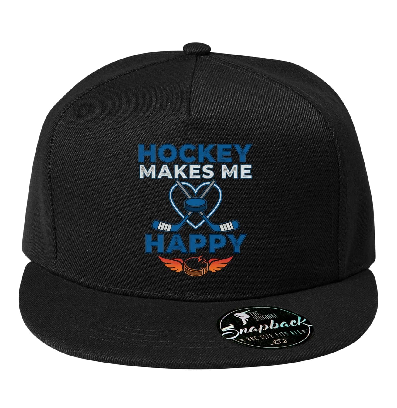 Šiltovka snapback Hokej Srdce, puk, krídla a šťastie