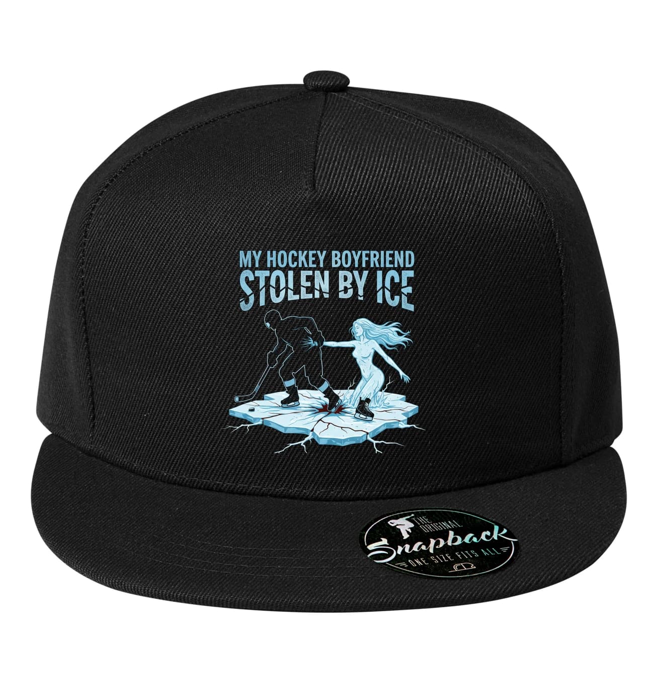 Šiltovka snapback Môjho hokejistu uniesla ľadová víla