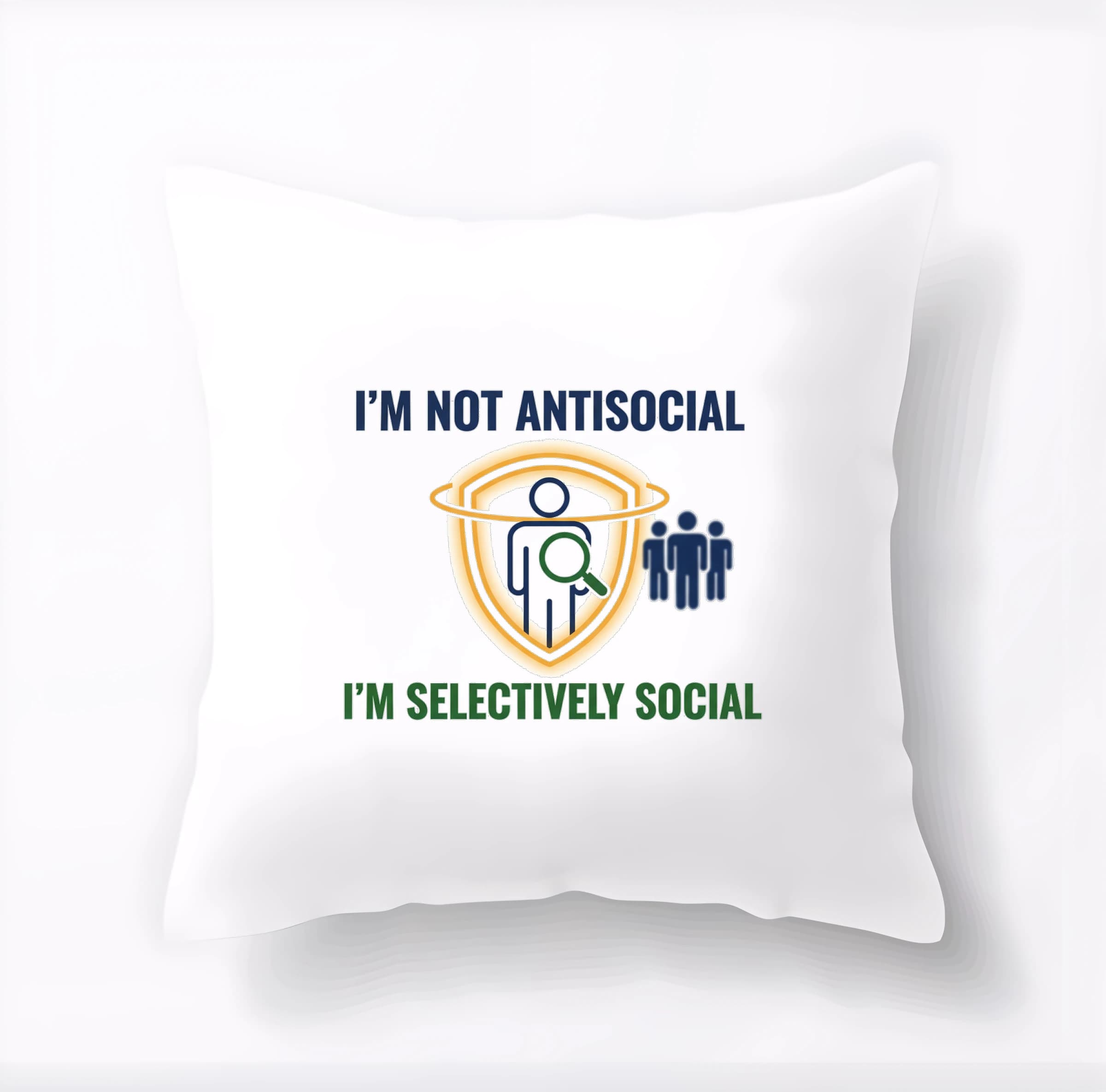 Vankúš Nie som antisociálny, som vyberavo spoločenský