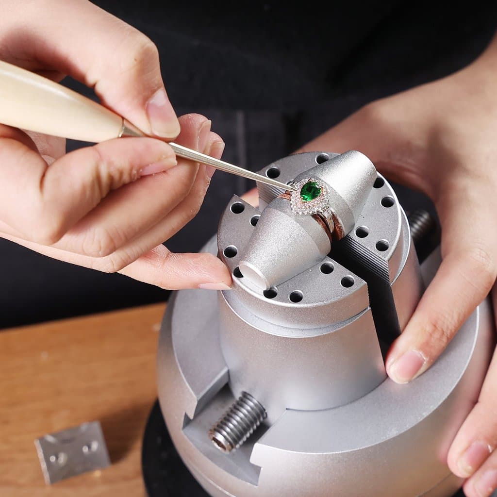 Guľový zverák 69 kusov gravírovacích nadstavcov