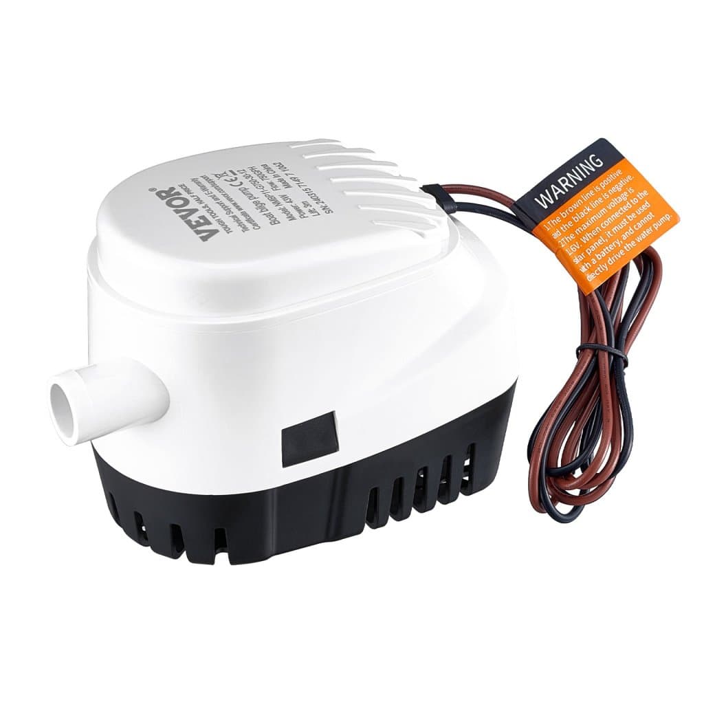 Ponorné lodné vodné čerpadlo, automatické ponorné lodné vodné čerpadlo s plavákovým spínačom, prietok 1100 GPH, priemer výstupu 29 mm, elektrické vodné čerpadlo pre lode, jazierka, bazény a pivnice.