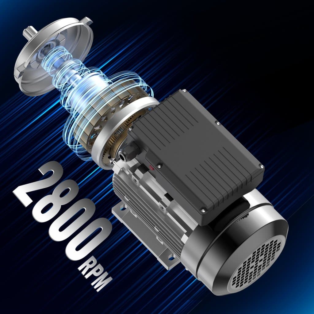 Elektromotor 1,1 kW 2800 ot./min. AC 220~240 V 7,1 A 1 fáza 24 mm hriadeľ s perem