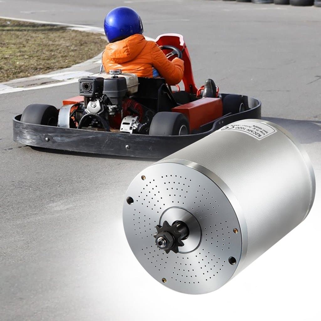 3000W 72V bezkartový motor, motor pre elektrickú kolobežku s vysokorýchlostným regulátorom 4900 ot/min pre mini štvorkolky a motokáry