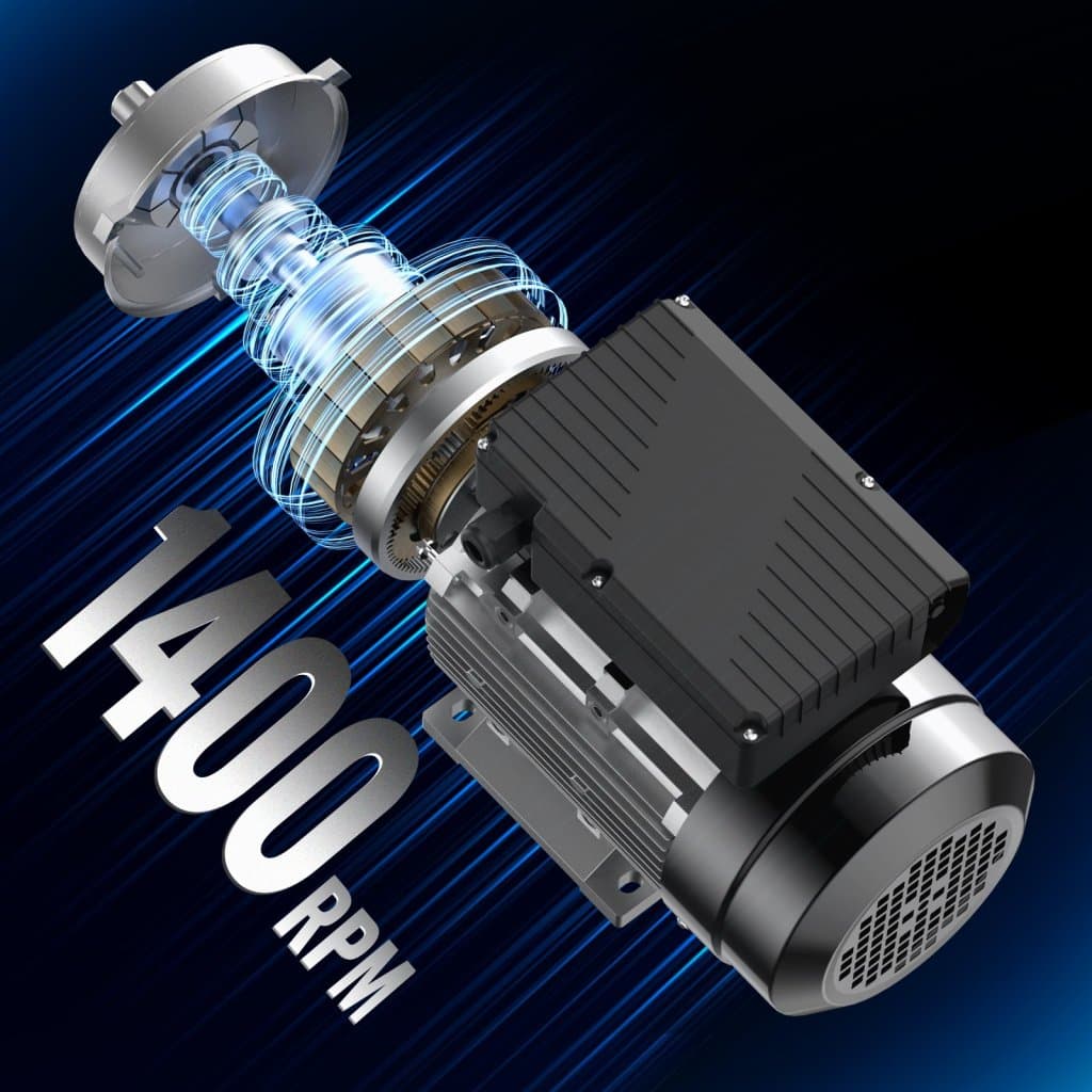Elektromotor 0,55 kW 1400 ot./min. AC 220~240 V 4,5 A 1 fázový 19mm hriadeľ s perem