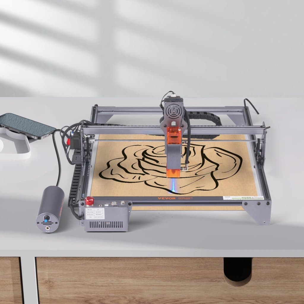 10W rotačný valcový laserový gravírovací stroj