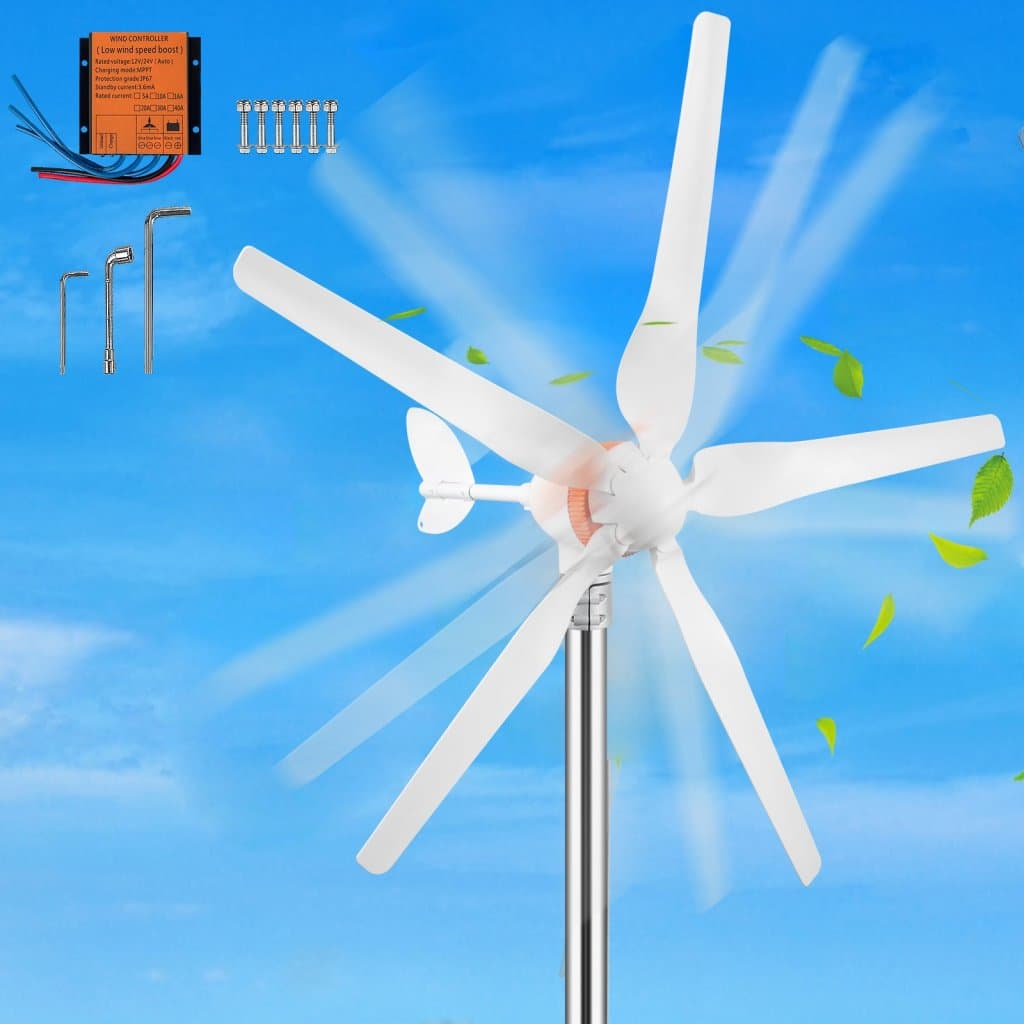 500W veterný generátor s MPPT regulátorom