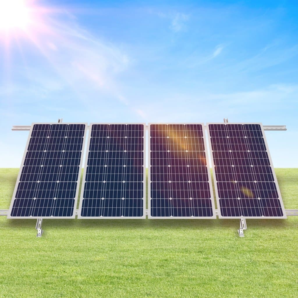 Viacdielne montážne konzoly na solárne panely, nastaviteľné konzoly 30°-60°