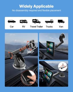 Autorádio s CarPlay dotykovou obrazovkou 9 palcov Apple Android Auto cúvacia kamera - miniatúra 11