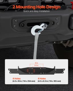 Držiak navijaka pre ťažné zariadenie Jeep Wrangler JL/JLU (2018-2023) - miniatúra 9