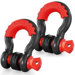 Balenie 2 ks 19 mm D-krúžkových závesných okov s 22,2 mm skrutkovým čapom, pevnosť v pretrhnutí 28,5 tony - miniatúra 2