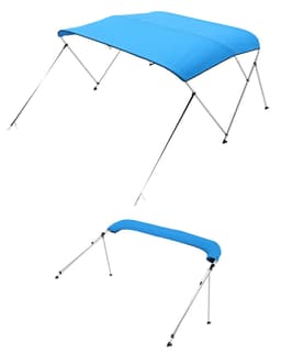 Markíza s 3 prove, 72"D x (85"-90")Š x 46"V, farba Pacific Blue - miniatúra 2