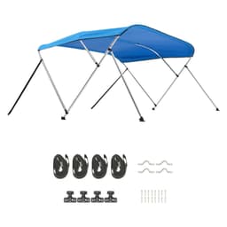 Markíza s 3 prove, 72"D x (85"-90")Š x 46"V, farba Pacific Blue - miniatúra 12