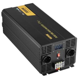Čistý sínusový invertorový menič výkonu 5000W DC12V na AC230V menič s LCD displejom - miniatúra 11