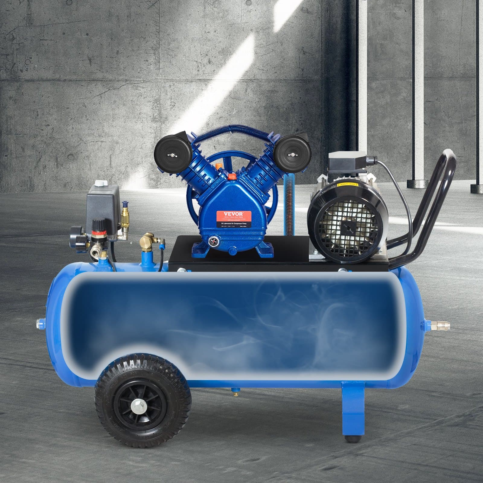 Hlava vzduchového kompresora 3HP 6,25CFM pri 90PSI 2-valcová piestová hlava čerpadla