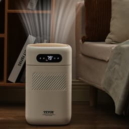 Odparovací zvlhčovač vzduchu pre celý dom do 20,7 m², 480 ml/h inteligentný chladiaci zvlhčovač a čistička vzduchu, 3 rýchlosti a časovač 1-12 hodín, prémiový filter, tichý režim spánku do spálne, 5 l (1,32 g) - miniatúra 1