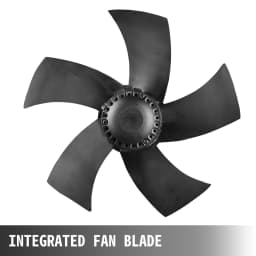 12-palcový priemyselný vetrací ventilátor, odsávací ventilátor, komerčný ventilátor, kovový axiálny výfuk, 300 mm ventilátor (300 mm/12 palcov) - miniatúra 7