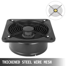 12-palcový priemyselný vetrací ventilátor, odsávací ventilátor, komerčný ventilátor, kovový axiálny výfuk, 300 mm ventilátor (300 mm/12 palcov) - miniatúra 9