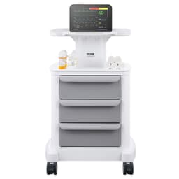Laboratórne vozíky so 4 úrovňami, laboratórny úžitkový vozík s 3 zásuvkami a 1 horným podnosom, mobilný zdravotnícky vozík z ABS materiálu, laboratórny vozík na kolieskach so 4 tichými kolieskami pre laboratórium, kliniku, nemocnicu, salón, biely - miniatúra 12