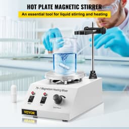 Laboratórna magnetická miešačka s horúcou platňou 1 l, regulácia otáčok, magnetická miešačka 25 W - miniatúra 6