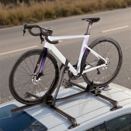 Strešný nosič bicyklov, nosnosť 15 kg, zvislý strešný nosič bicyklov s bezpečným uzamykacím systémom pre väčšinu štandardných priečnych nosníkov, hliníkový zvislý strešný nosič bicyklov, nosič 1 bicykla pre auto SUV, čierny - miniatúra 1