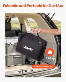 Taška na prepravu nákladu Hitch, vodotesná 840D PVC, 59,84 x 24,02 x 30,63 palca (25 kubických stôp), odolná taška na korbu nákladného vozidla so zosilnenými popruhmi, vhodná pre košík na ťažné zariadenie automobilov, SUV, dodávok - miniatúra 10