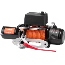 Elektrický navijak 4535,9 kg, syntetické lano, vodotesné diaľkové ovládanie - miniatúra 4