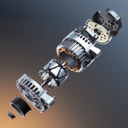 Alternátor do auta 7127-SE105C, vhodný pre 1-vodičový samobudiaci motor Street Rod GM 305 350 BBC SBC, 1973-1974 Apollo 4.1L, 1982 Century 2.5L, náhradný automobilový alternátor 1-2400-11DR-2, 7127-SECN-100A - miniatúra 1