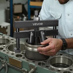 Univerzálny sťahovák vložiek valcov, používaný pre Mack Cummins Cat on Wet Liner od priemeru 98,43 mm do 158,75 mm, nástroj na demontáž vložiek valcov dieselového motora, náhrada PT-6400-C, M50010-B, 3376015 - miniatúra 1