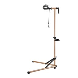 Stojan na opravu bicyklov, 38 kg ťažký pracovný stojan na bicykel s nastaviteľnou výškou 106,3 – 149,8 cm a magnetickým zásobníkom na náradie, skladací stojan na údržbu bicyklov, obchod s domácimi mechanikmi pre horské a cestné bicykle - miniatúra 5