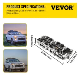 Hlava valcov vhodná pre Toyota 4 Runner 185-95, vhodná pre Toyota Pickup 85-95 2,4L - miniatúra 11
