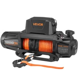 Elektrický navijak, nosnosť 4500 kg, 12V DC navijak pre nákladné vozidlá so syntetickým lanom Φ8,9 mm x 27,4 m, bezdrôtové a káblové diaľkové ovládanie, vodotesný IP67 na ťahanie terénneho SUV, jeepu, prívesu, lode - miniatúra 5