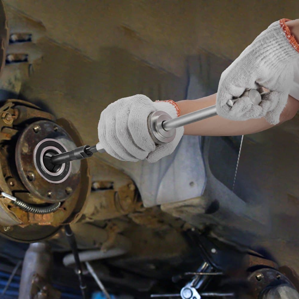 Sada sťahovákov ložísk do slepých otvorov, 16-dielna súprava na vyťahovanie vnútorných krúžkov ložísk a tesnení, 16-dielna sada sťahovákov vnútorných ložísk s pilotnou vložkou a 10 delenými klieštinami a oporou