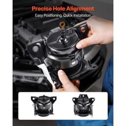 Sada na výmenu uchytenia motora, sada 2 kusov, kompatibilná s modelmi Chevrolet Silverado 1500 5.3L V8, rok výroby 2014–2018, nahrádza OE č. 84175582, 84175583, bezpečná podpora, ľavý a pravý predný držiak - miniatúra 10