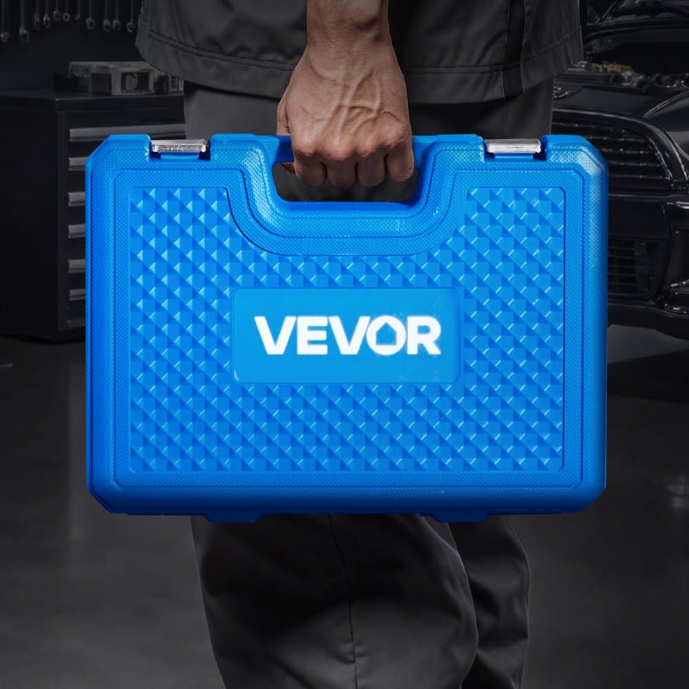 Súprava na lisovanie ložísk, 7-dielna, sada uťahovákov ložísk a tesnení s 5 puzdrami, rukoväť, hriadeľ a predlžovacia tyč, sada nástrojov na uťahovanie puzdier, sada nástrojov na demontáž a montáž pre vysoké zaťaženie s úložným puzdrom