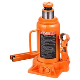 Hydraulický fľašový zdvihák, nosnosť 12 ton (26455,5 libier), rozsah zdvihu 205 – 400 mm, zváraný fľašový zdvihák pre vysoké zaťaženie pre autá, SUV, pickupy, opravy automobilov, zdvíhacie plošiny do domov a poľnohospodárske stroje, oranžový - miniatúra 3
