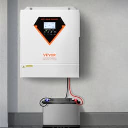 Hybridný solárny invertor, 3500 W, univerzálna nabíjačka s čistým sínusovým napätím, 24 V DC na 220/230 V AC, so vstavaným WIFI 100A MPPT solárnym regulátorom, pre olovené a lítiové batérie mimo siete - miniatúra 1