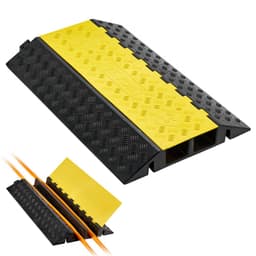 Rampa na ochranu káblov, nosnosť 9 979 kg/náprava, 2-kanálový kryt na hadicu z gumovej šnúry a drôtu, kanál 100 x 75 mm, dopravný spomaľovač s otvárateľným horným krytom, na vnútorné a vonkajšie použitie, 1 balenie - miniatúra 2