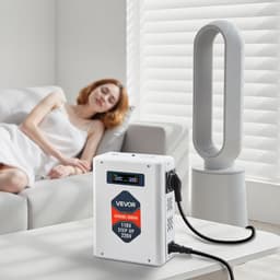 Zvyšujúci menič napätia, 3000VA, výkonný menič napätia, transformátor 110V na 220V, s 2 zásuvkami EU, USB výstup, LCD displej, teplotná ochrana, pre spotrebiče 220V - miniatúra 13