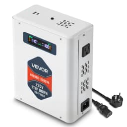 Znižujúci menič napätia, 2000VA, výkonný menič napätia, transformátor z 220 V na 110 V, s 2 americkými zásuvkami, USB výstup, LCD displej, teplotná ochrana, pre spotrebiče 110 V - miniatúra 2