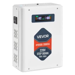 Znižujúci menič napätia, 2000VA, výkonný menič napätia, transformátor z 220 V na 110 V, s 2 americkými zásuvkami, USB výstup, LCD displej, teplotná ochrana, pre spotrebiče 110 V - miniatúra 4