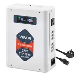 Znižujúci menič napätia, 2000VA, výkonný menič napätia, transformátor z 220 V na 110 V, s 2 americkými zásuvkami, USB výstup, LCD displej, teplotná ochrana, pre spotrebiče 110 V - miniatúra 3