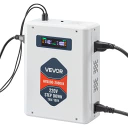 Znižujúci menič napätia, 2000VA, výkonný menič napätia, transformátor z 220 V na 110 V, s 2 americkými zásuvkami, USB výstup, LCD displej, teplotná ochrana, pre spotrebiče 110 V - miniatúra 5
