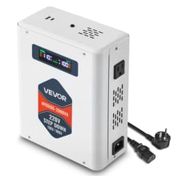 Znižujúci menič napätia, 2000VA, výkonný menič napätia, transformátor z 220 V na 110 V, s 2 americkými zásuvkami, USB výstup, LCD displej, teplotná ochrana, pre spotrebiče 110 V - miniatúra 7
